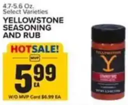 Food Lion YELLOWSTONE SEASONING AND RUB offer