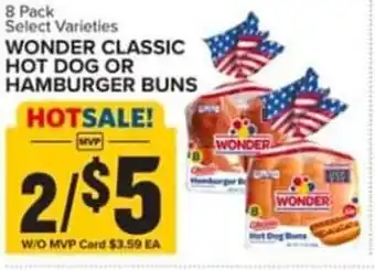 Food Lion WONDER CLASSIC HOT DOG OR HAMBURGER BUNS offer