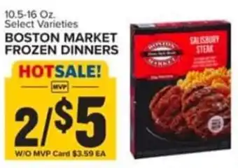 Food Lion BOSTON MARKET FROZEN DINNERS offer