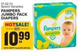 Food Lion PAMPERS JUMBO PACK DIAPERS offer