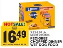 Food Lion PEDIGREE CHOPPED DINNER WET DOG FOOD offer