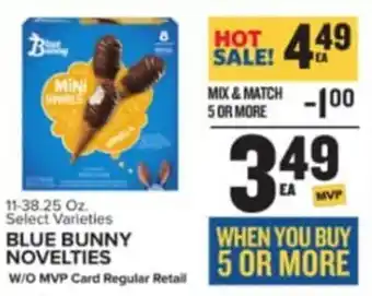 Food Lion BLUE BUNNY NOVELTIES offer