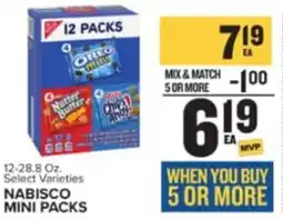 Food Lion NABISCO MINI PACKS offer
