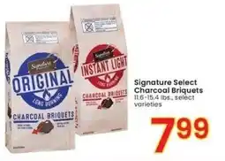 Albertsons Signature Select Charcoal Briquets offer