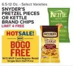 Food Lion SNYDERS PRETZEL PIECES OR KETTLE BRAND CHIPS offer