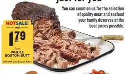 Food Lion Pork WHOLE BOSTON BUTT offer