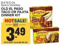 Food Lion OLD EL PASO TACO OR FAJITA DINNER KIT offer