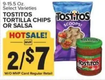 Food Lion TOSTITOS TORTILLA CHIPS OR SALSA offer