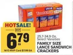 Food Lion FAMILY SIZE LANCE SANDWICH CRACKERS offer