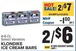 Food Lion KLONDIKE ICE CREAM BARS offer