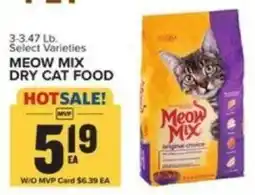 Food Lion MEOW MIX DRY CAT FOOD offer