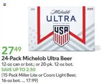 Publix 24-Pack Michelob Ultra Beer offer