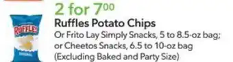 Publix Ruffles Potato Chips offer