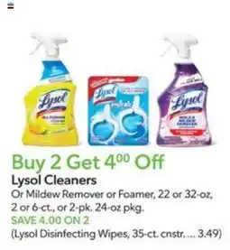 Lysol Cleaners