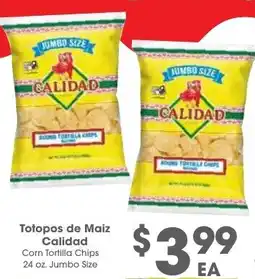 Arteagas Food Center Corn Tortilla Chips offer