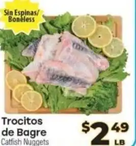 Supermercado El Rancho Catfish Nuggets offer