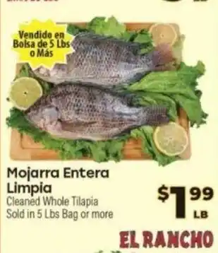 Supermercado El Rancho Cleaned Whole Tilapia offer