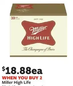 Fareway Miller High Life offer