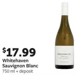 Fareway Whitehaven Sauvignon Blanc 750 ml + deposit offer