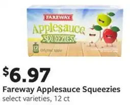 Fareway Fareway Applesauce Squeezies offer