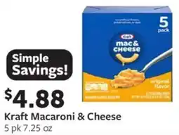 Fareway Kraft Macaroni & Cheese offer