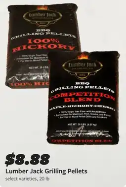 Fareway Lumber Jack Grilling Pellets select varieties, 20 lb offer