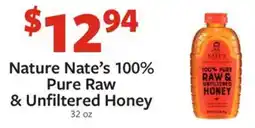 Fareway Nature Nate's 100% Pure Raw & Unfiltered Honey offer
