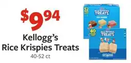 Fareway Kellogg's Rice Krispies Treats offer