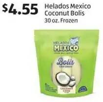 Aldi Helados Mexico Coconut Bolis offer