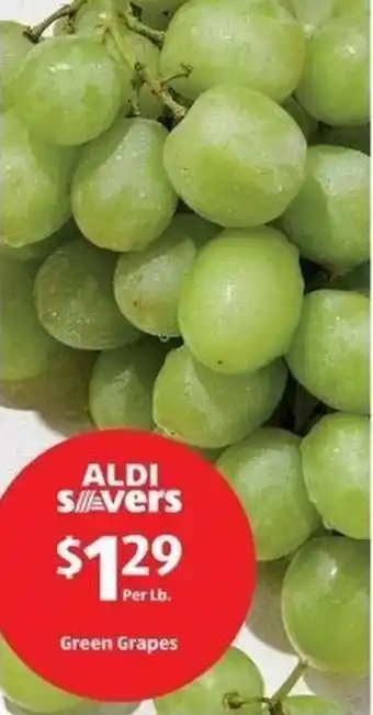 Aldi Green Grapes offer