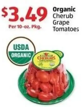 Aldi Organic Cherub Grape Tomatoes offer