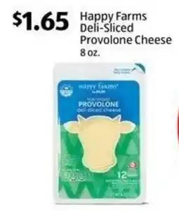 Aldi Happy Farms Deli-Sliced Provolone Cheese offer