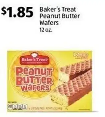 Aldi Baker's Treat Peanut Butter Wafers offer