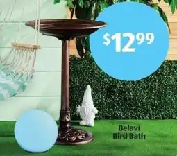 Aldi Belavi Bird Bath offer