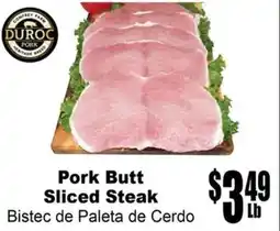 Rancho Markets Pork Butt Sliced Steak offer