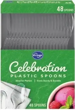 Kroger Kroger Celebration Clear Cutlery offer