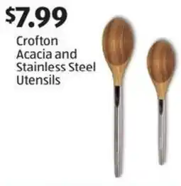 Aldi Crofton Acacia and Stainless Steel Utensils offer