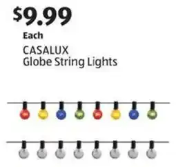 Aldi CASALUX Globe String Lights offer