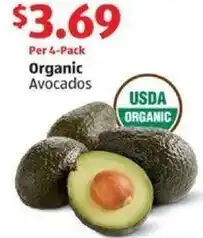 Aldi Organic Avocados offer