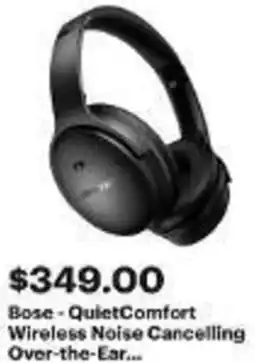 Best Buy Bose QuietComfort Wireless Noise Cancelling Over-the-Ear... offer