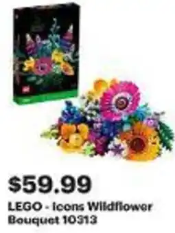 Best Buy LEGO-Icons Wildflower Bouquet 10313 offer
