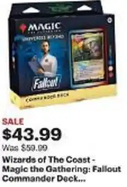 Best Buy Wizards of The Coast - Magic the Gathering: Fallout Commander Deck... offer