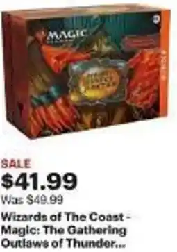 Best Buy Wizards of The Coast - Magic: The Gathering Outlaws of Thunder... offer