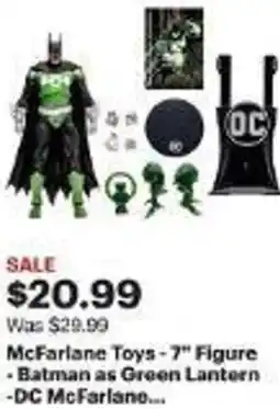 Best Buy McFarlane Toys - 7" Figure - Batman as Green Lantern -DC McFarlane... offer
