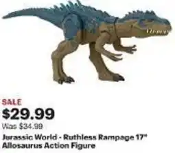 Best Buy Jurassic World - Ruthless Rampage 17" Allosaurus Action Figure offer