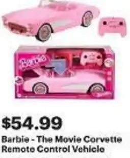 Best Buy Barbie - The Movie Corvette Remote Control Vehicle offer