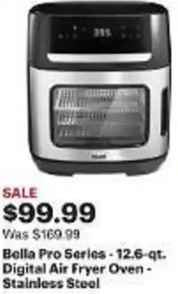 Best Buy Bella Pro Series -12.6-qt. Digital Air Fryer Oven- Stainless Steel offer