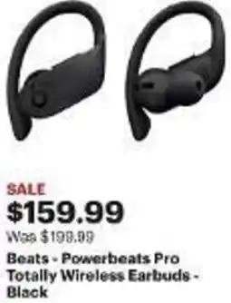 Best Buy Beats - Powerbeats Pro Totally Wireless Earbuds - Black offer