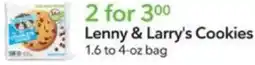 Publix Lenny & Larry's Cookies 1.6 to 4-oz bag offer