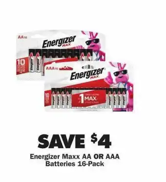 Advance Auto Parts Energizer Maxx Aa Or Aaa Batteries 16-pack offer